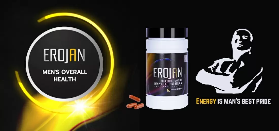 Erojan for men's overall health.