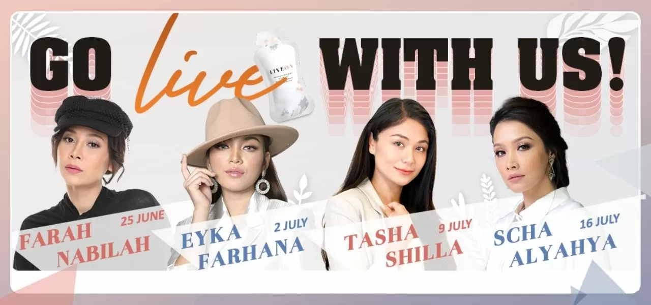 Liveon Live Farah Nabilah, Eyka Farhana, Tasha Shilla, Scha Alyahya