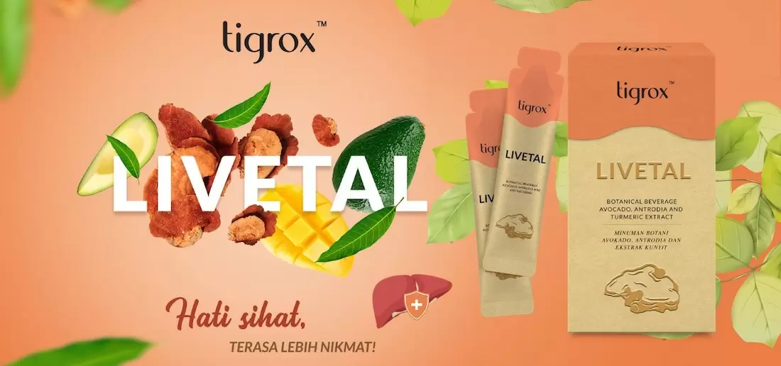 Tigrox livetal melindungi hati anda.