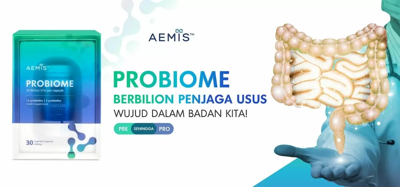 Probiome penjaga usus anda.