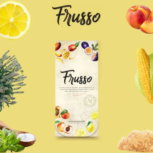 Frusso 纤维保健饮。