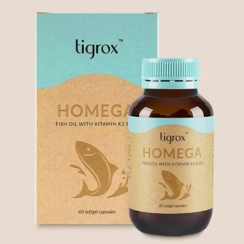 HOMEGA Fish Oil with Vitamin K2 & D3 Heal2u (Malaysia)