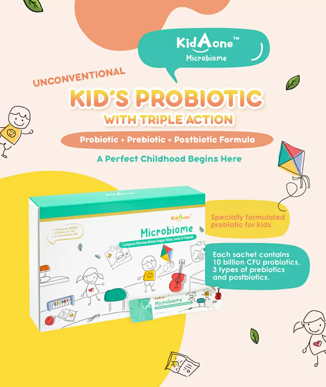 KidAone Microbiome Flyer Page 1