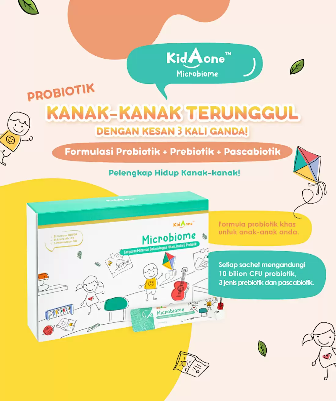 KidAone Microbiome Flyer Halaman 1