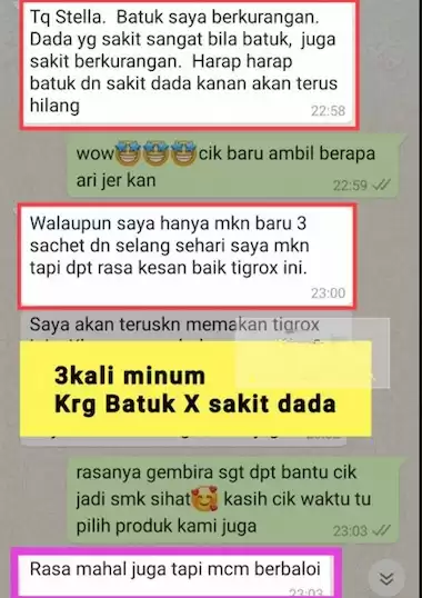 Tigrox Tiger Milk King Testimoni 15