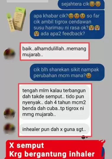 Tigrox Tiger Milk King Testimoni 18