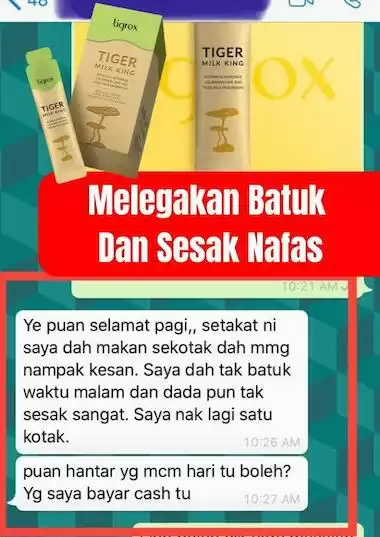 Tigrox Tiger Milk King Testimoni 22