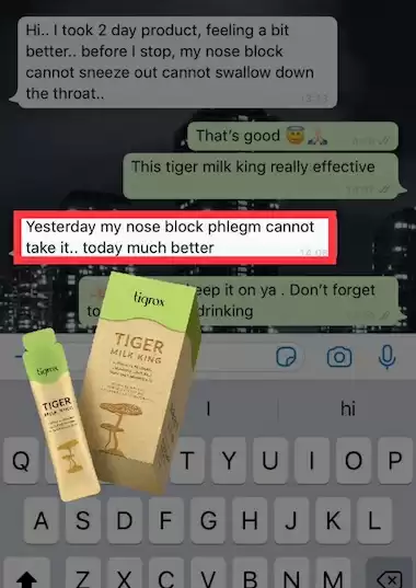 Tigrox Tiger Milk King Testimoni 5