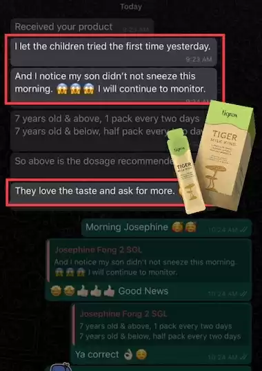 Tigrox Tiger Milk King Testimoni 7