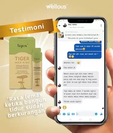 Tigrox Tiger Milk King Testimoni 9