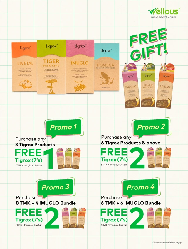 Heal2u Malaysia Tigrox Promotion March 2026