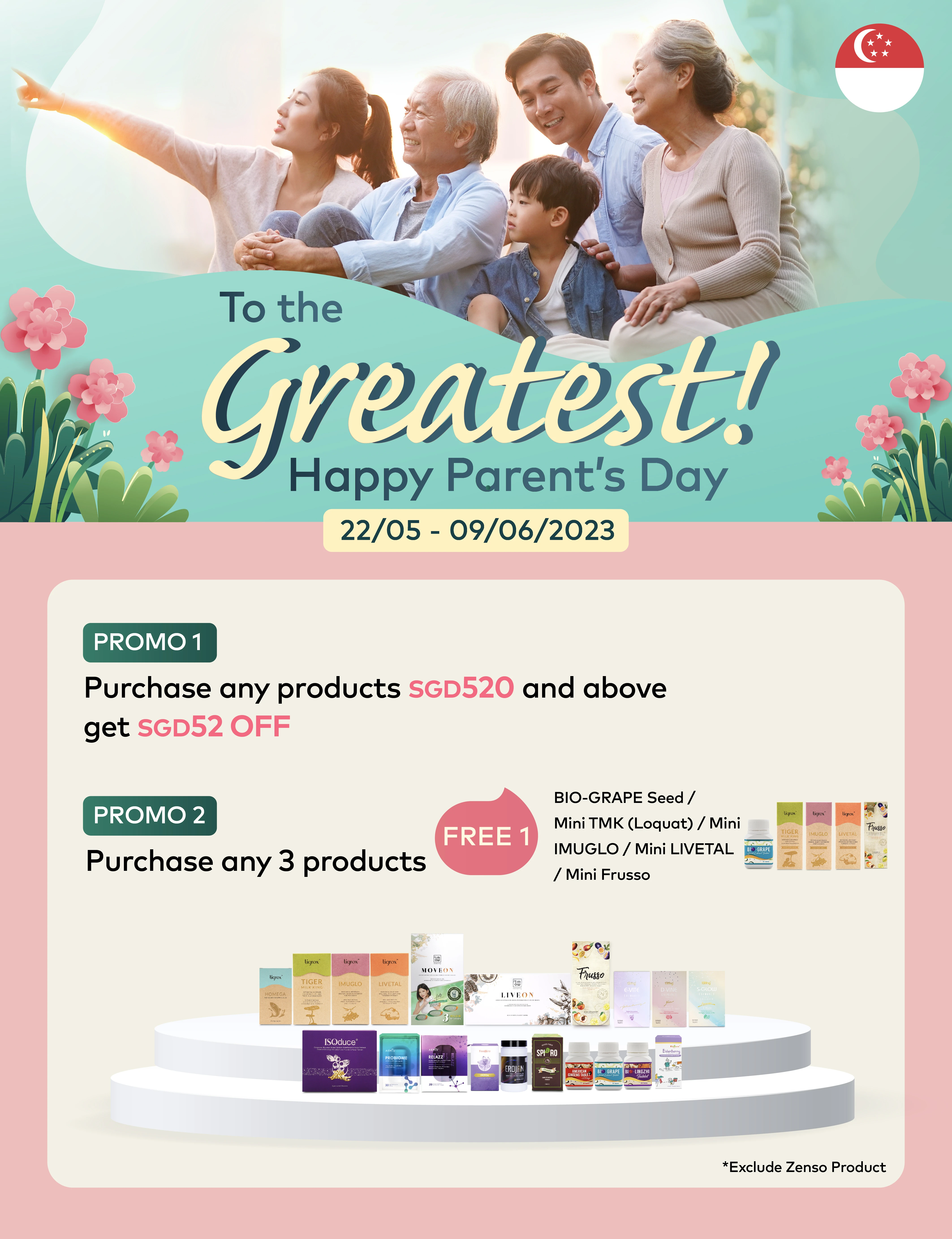 Heal2u Singapore Parent Day Promotion 2023