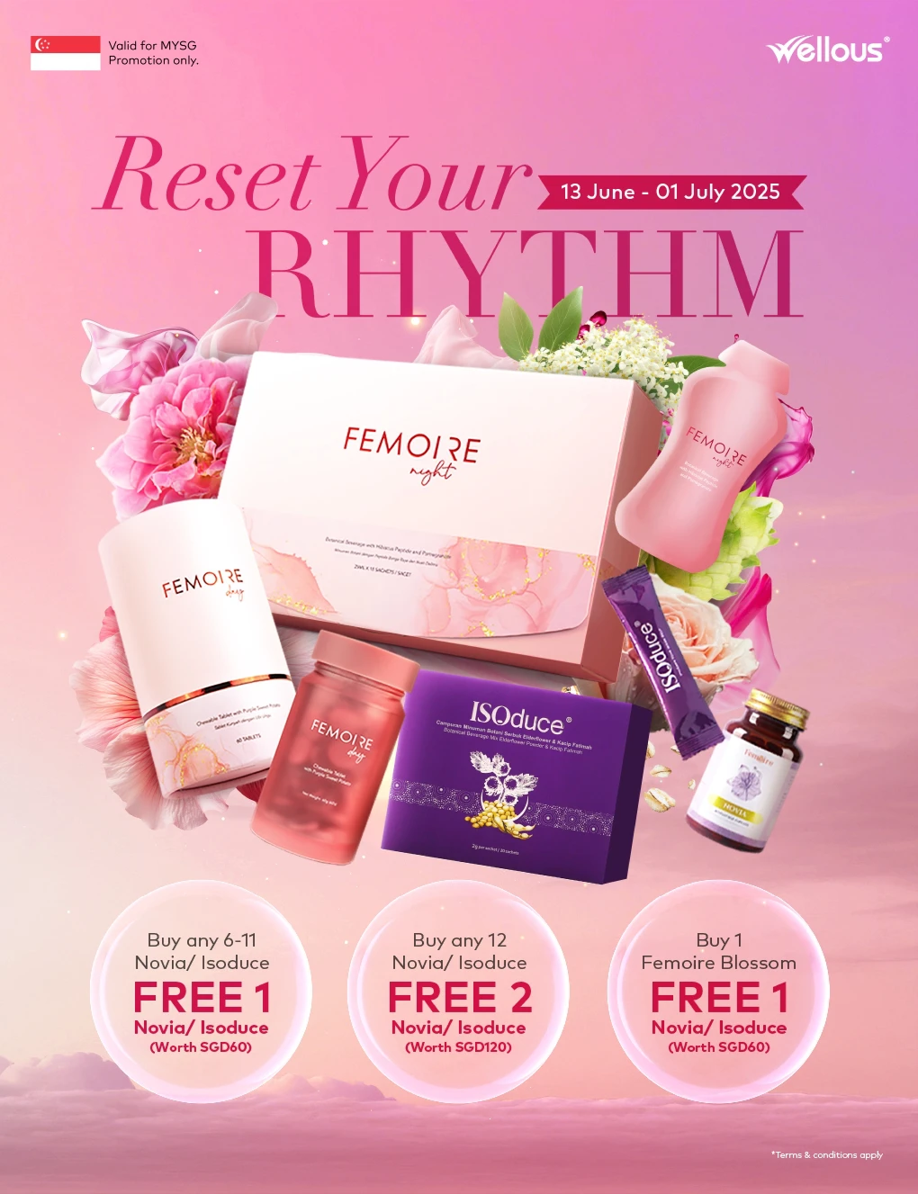 Heal2u Singapore June Femoire Promotion 2025
