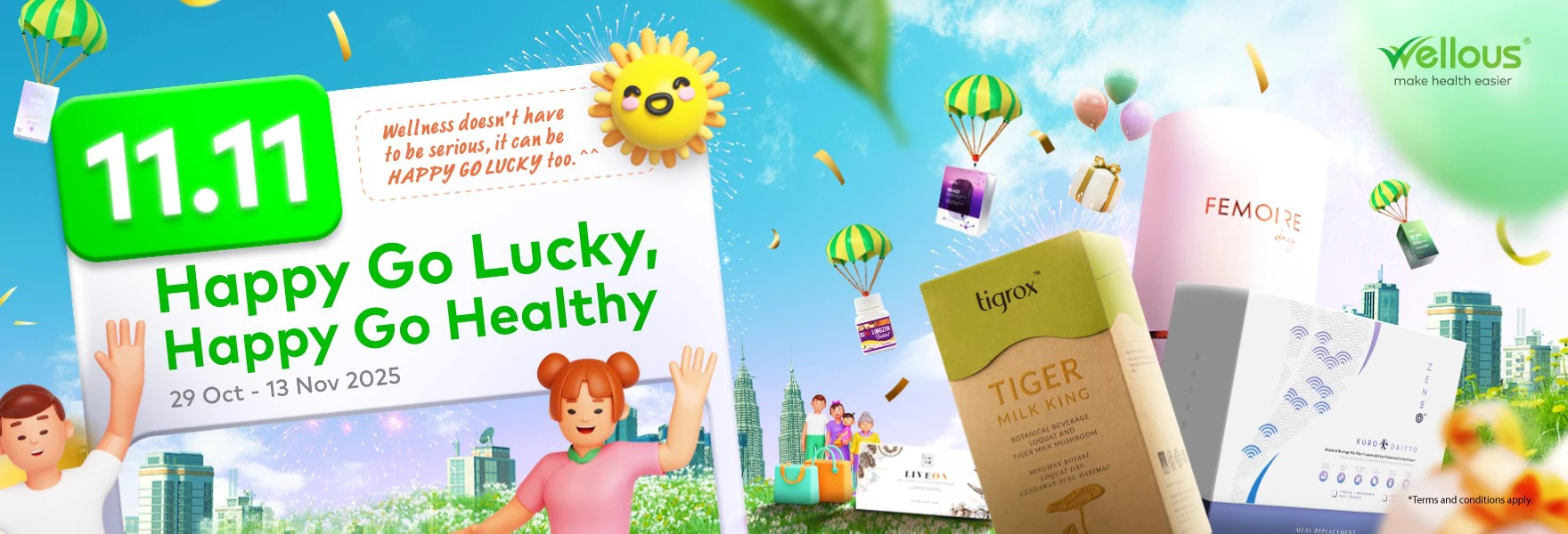 Heal2u Malaysia Double 11 sales